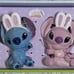 Disney Easter Stitch & Angel Salt and Pepper Shakers Set Ceramic