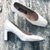 SW Pearl White Leather Pumps US 6.5