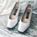 SW Pearl White Leather Pumps US 6.5