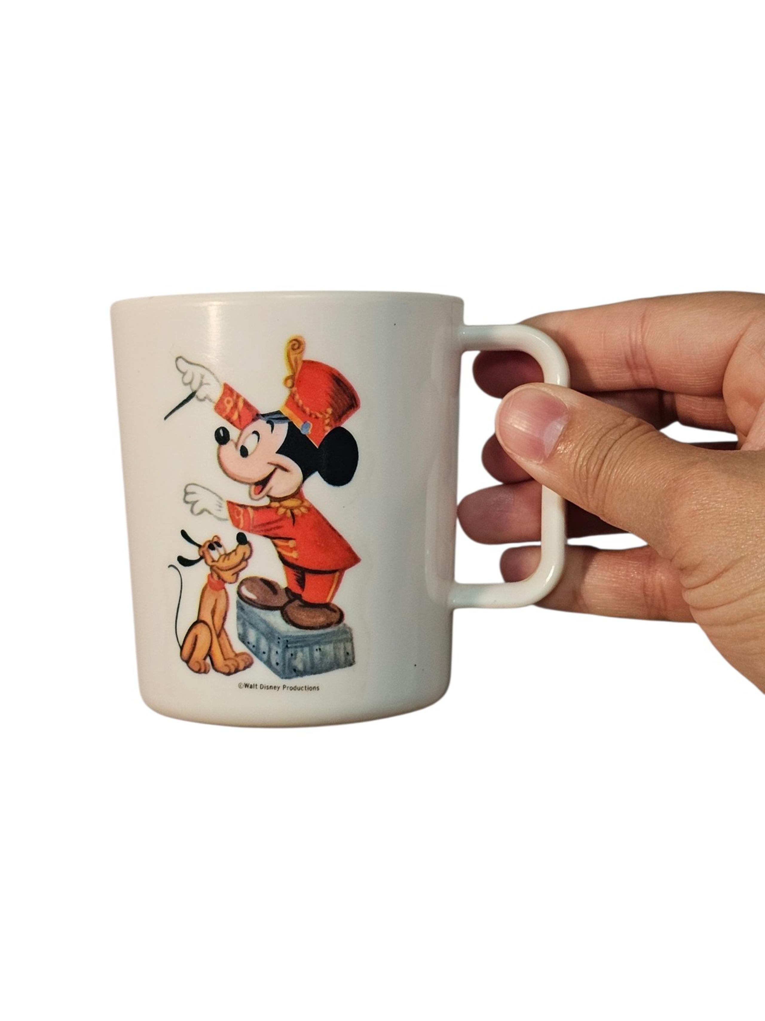 Vintage Disney Mickey Mouse Plastic Coffee Cup