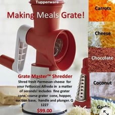 Tupperware Grate Master Shredder