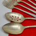 Silver Tulip Silverplate Flatware by International Silver Floral 37 Piece Lot