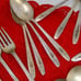 Silver Tulip Silverplate Flatware by International Silver Floral 37 Piece Lot