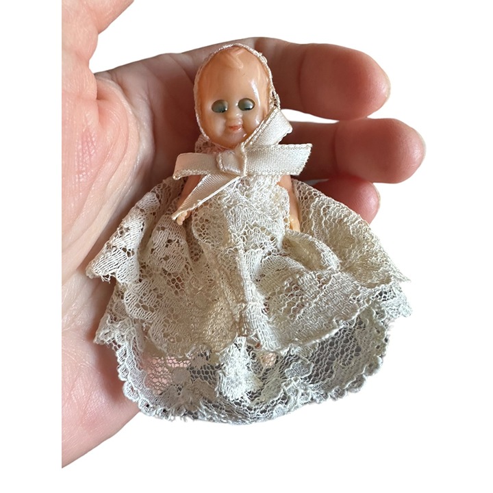 Vintage Celluloid Baby Doll with Sleepy Eyes