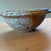 Vintage J Wells Pottery Stoneware Speckled 7 Bowl Matte Glaze MCM Colorful