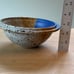 Vintage J Wells Pottery Stoneware Speckled 7 Bowl Matte Glaze MCM Colorful