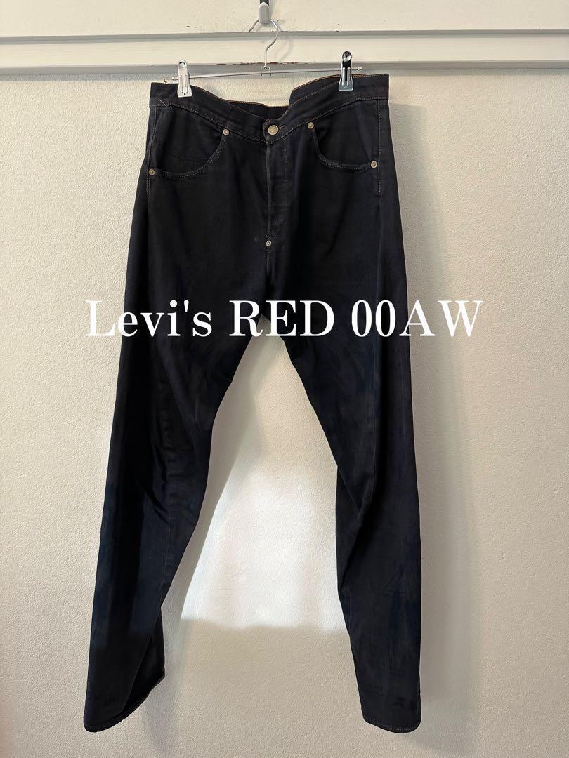 爆売り！ Levi's Denim Margiela Maison 00AW RED パンツ