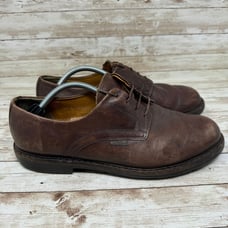Mephisto Air Relax Goodyear Brown Leather Derby Dress Shoes Men's Size 10.5