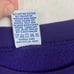 Vintage Russell BC central tigers sweatshirt size xl xxl purple gold 90s
