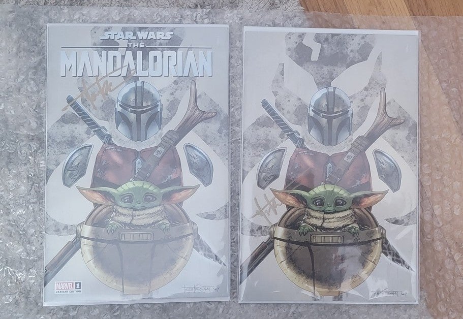 Mandolorian signed Tyler Kirkham Issue #1