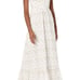 Women's Dress the Population White Floral Maxi Dress Large