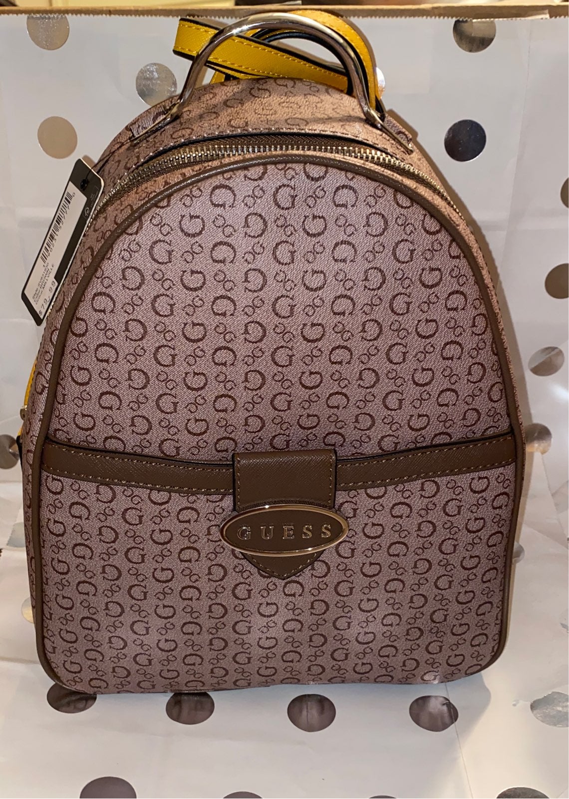 GUESS Brown Backpacks | Mercari