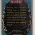 1979 Topps Alien Trading Cards.