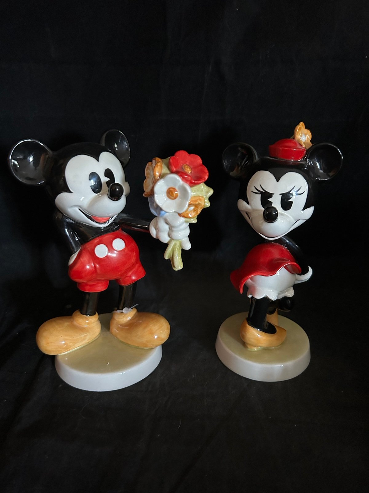 Goebel Disney Mickey/Minnie Mouse Figurines