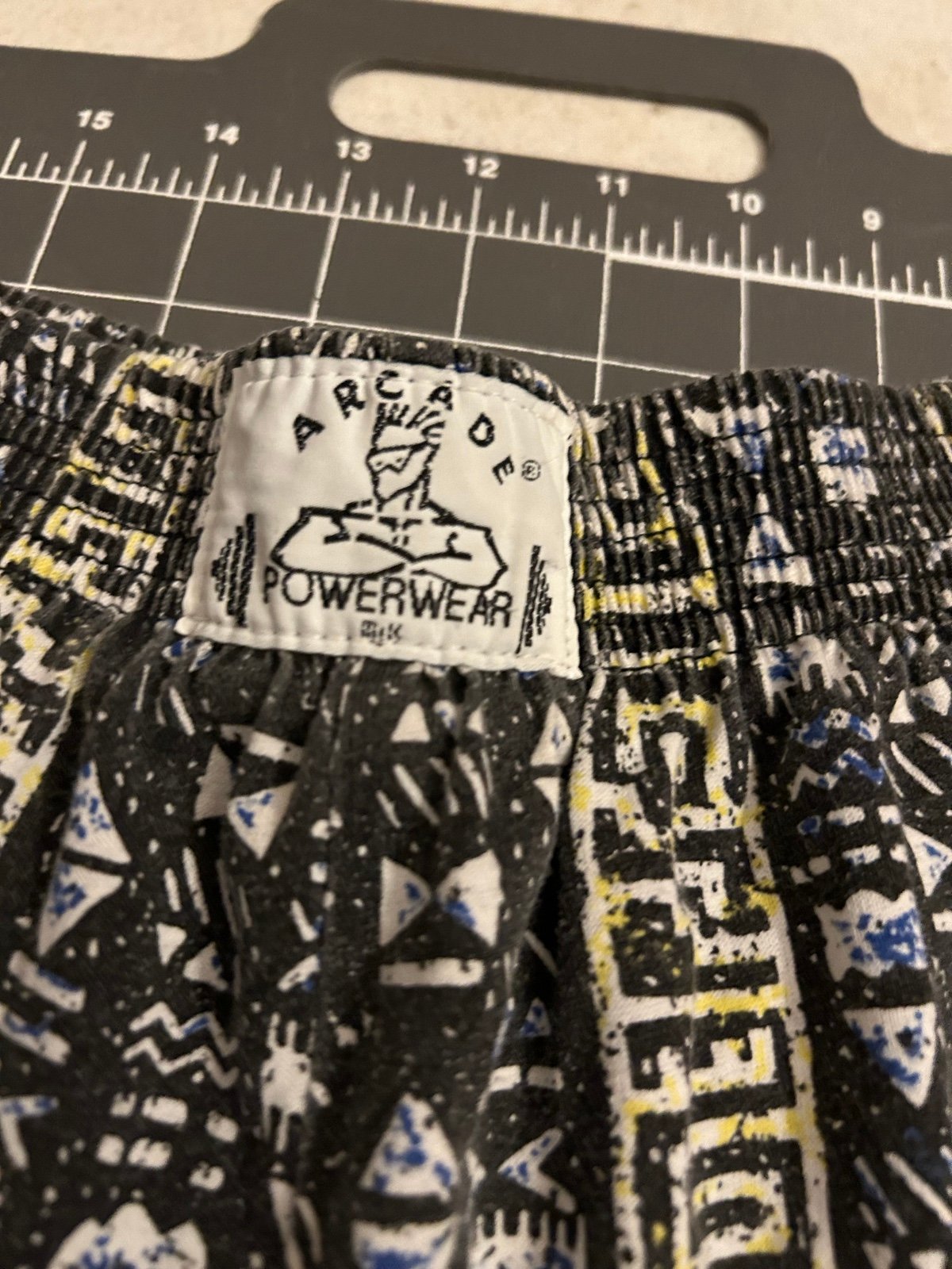 Vtg Arcade Powerwear Mens One Size Parachute Baggy 80s MC Hammer Pants gym pants