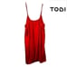 Tobi Women's Slips Cami Spaghetti Strap Pleated Front Under Dress