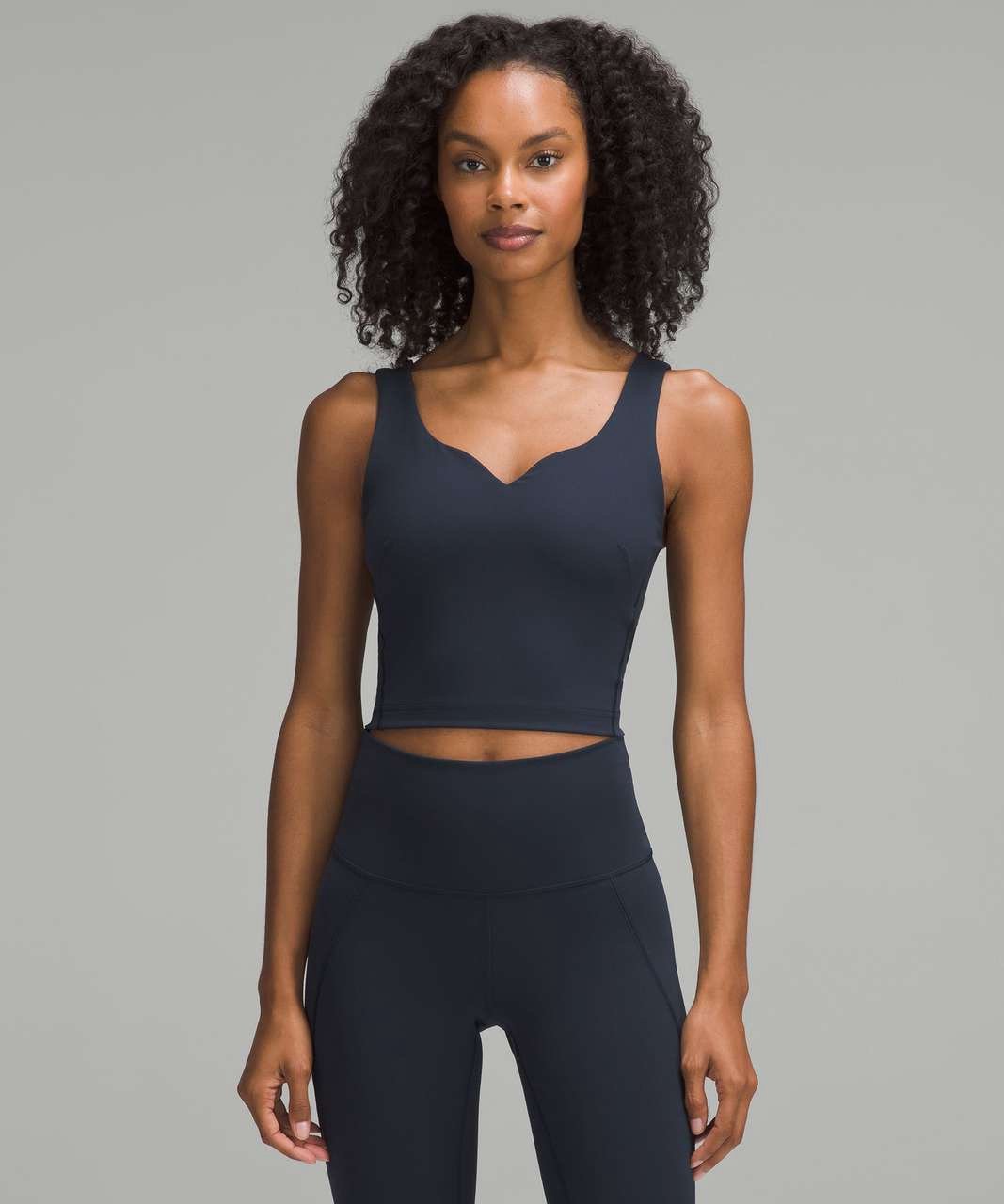 Lululemon Wunder Train Tank Top Sweetheart size 8 True Navy