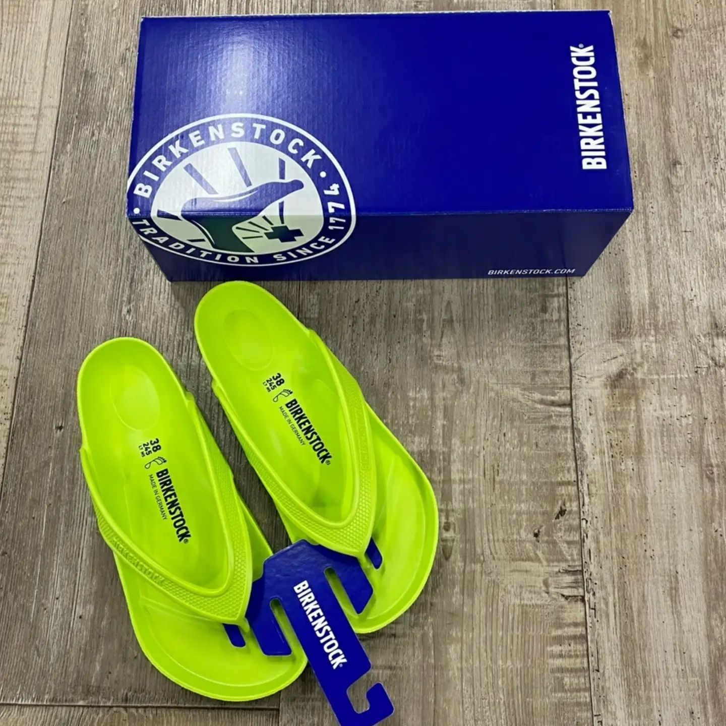 BIRKENSTOCK HONOLULU EVA IN ACTIVE LIME