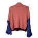1589. FREE PEOPLE SWEATER SIZE MEDIUM OVERSIZED COLOR BLOCK THICK KNITTED