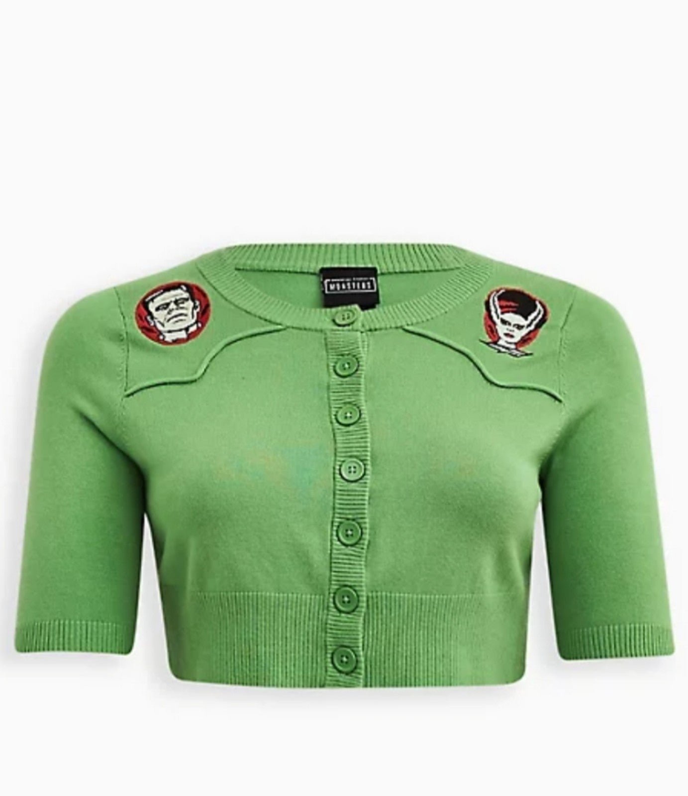 UNIVERSAL MONSTERS THE BRIDE OF FRANKENSTEIN BUTTON UP SHRUG