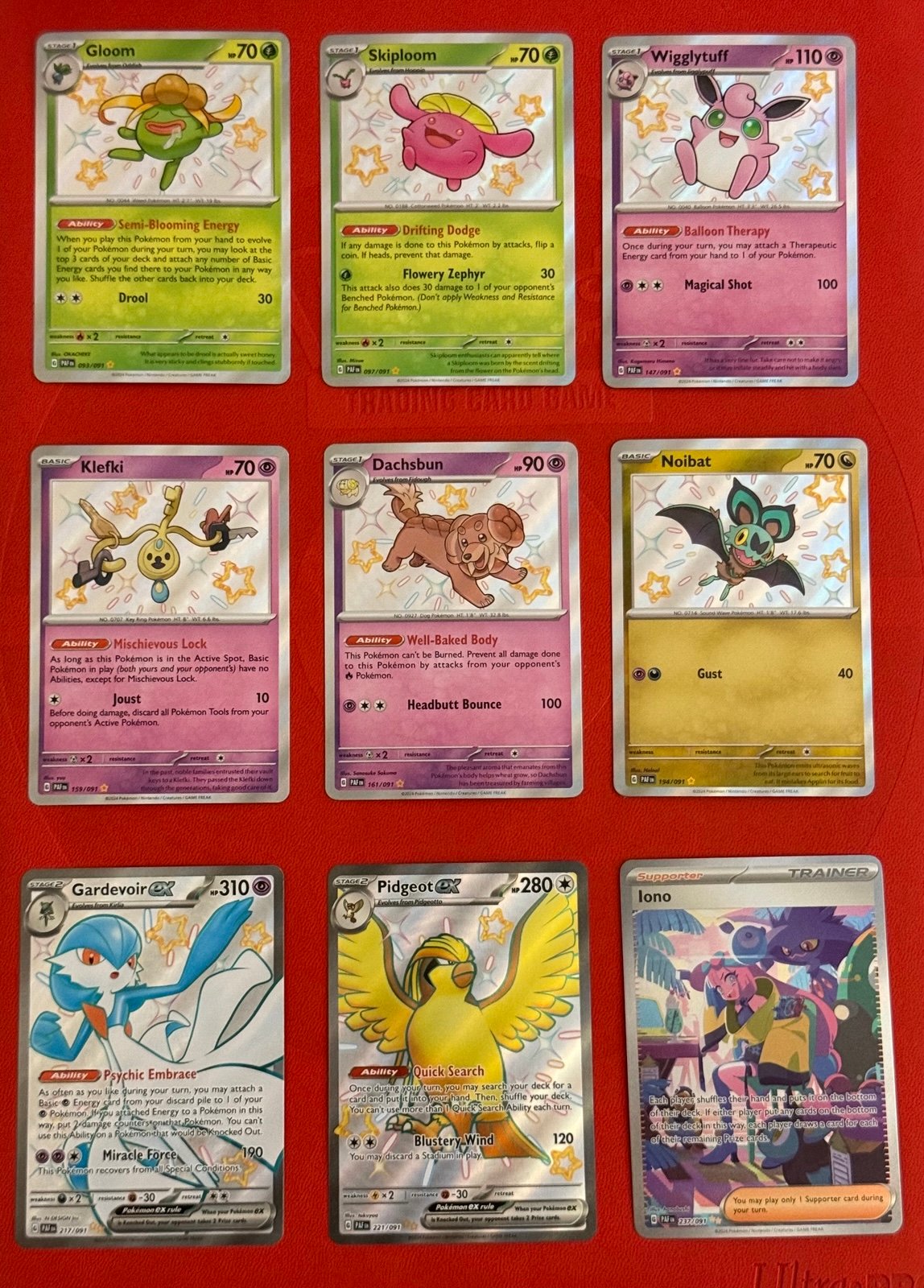 Pokemon TCG: Paldean Fates Card Lot of 12