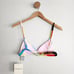 NWT Mara Hoffman Nonpadded Triangle Bikini Top Rainbow Multi