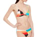 NWT Mara Hoffman Nonpadded Triangle Bikini Top Rainbow Multi