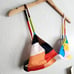 NWT Mara Hoffman Nonpadded Triangle Bikini Top Rainbow Multi