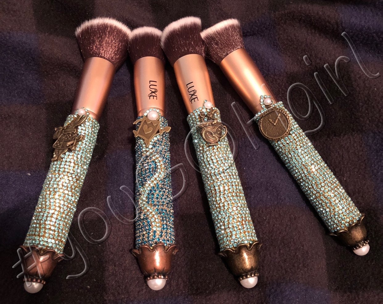 Wonderland Inspired Makeup Face Brushes