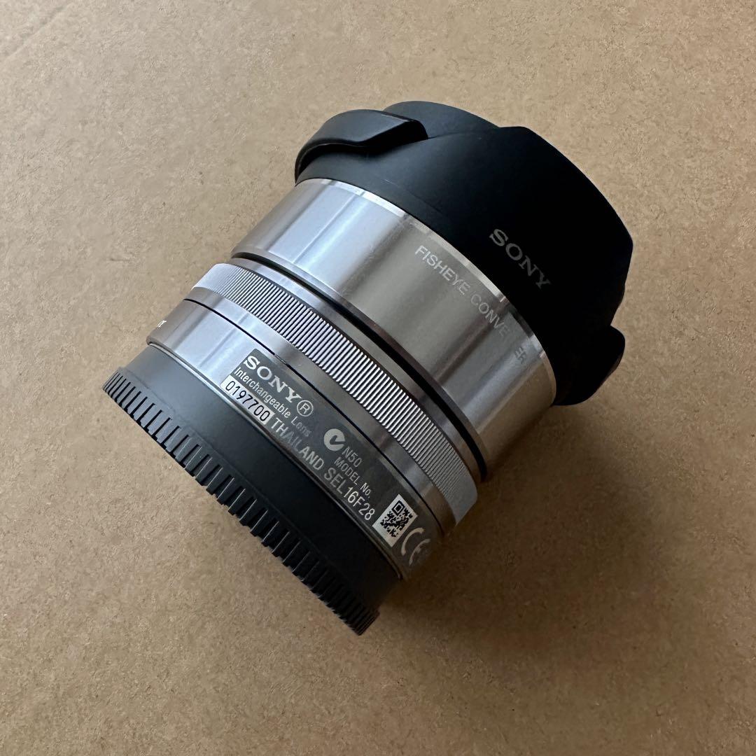 SONY 16mmF2.8 and Fish-eye Converter Set