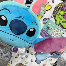 stitch easter blanket with pillow new HTF Burlington