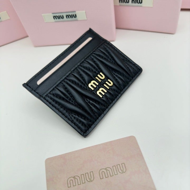 Black Leather Card Case