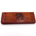 Vintage Leather Handmade Animal Wallet Elephant Ibex Camel India Middle eastern