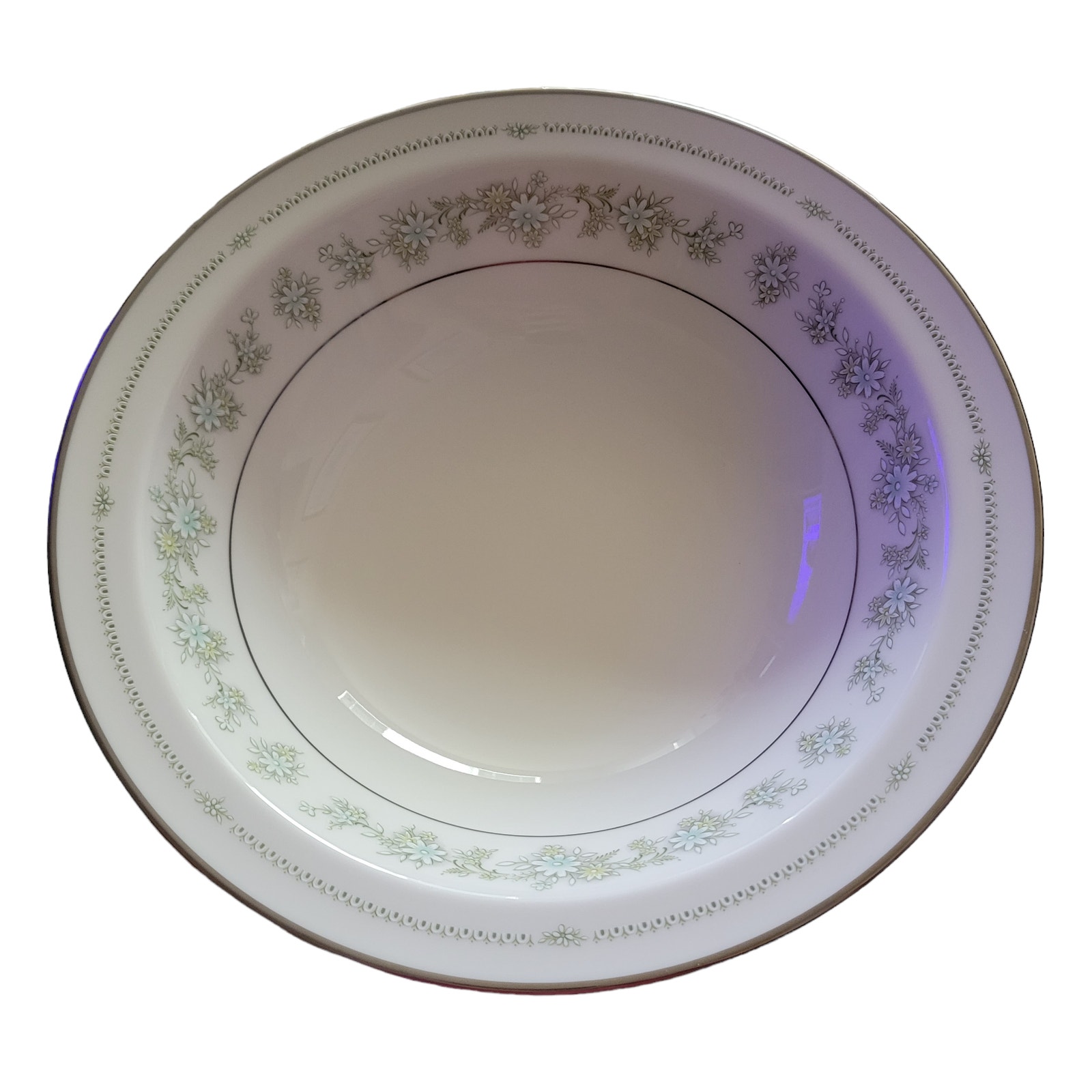 Noritake Ivory China Pattern Lexine 7007 Round Serving Bowl Vintage