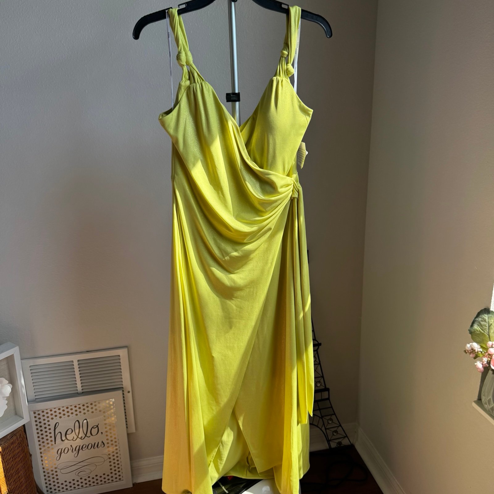 NWT Siena Foil Knit Midi Coctail Party Dress Sz 8