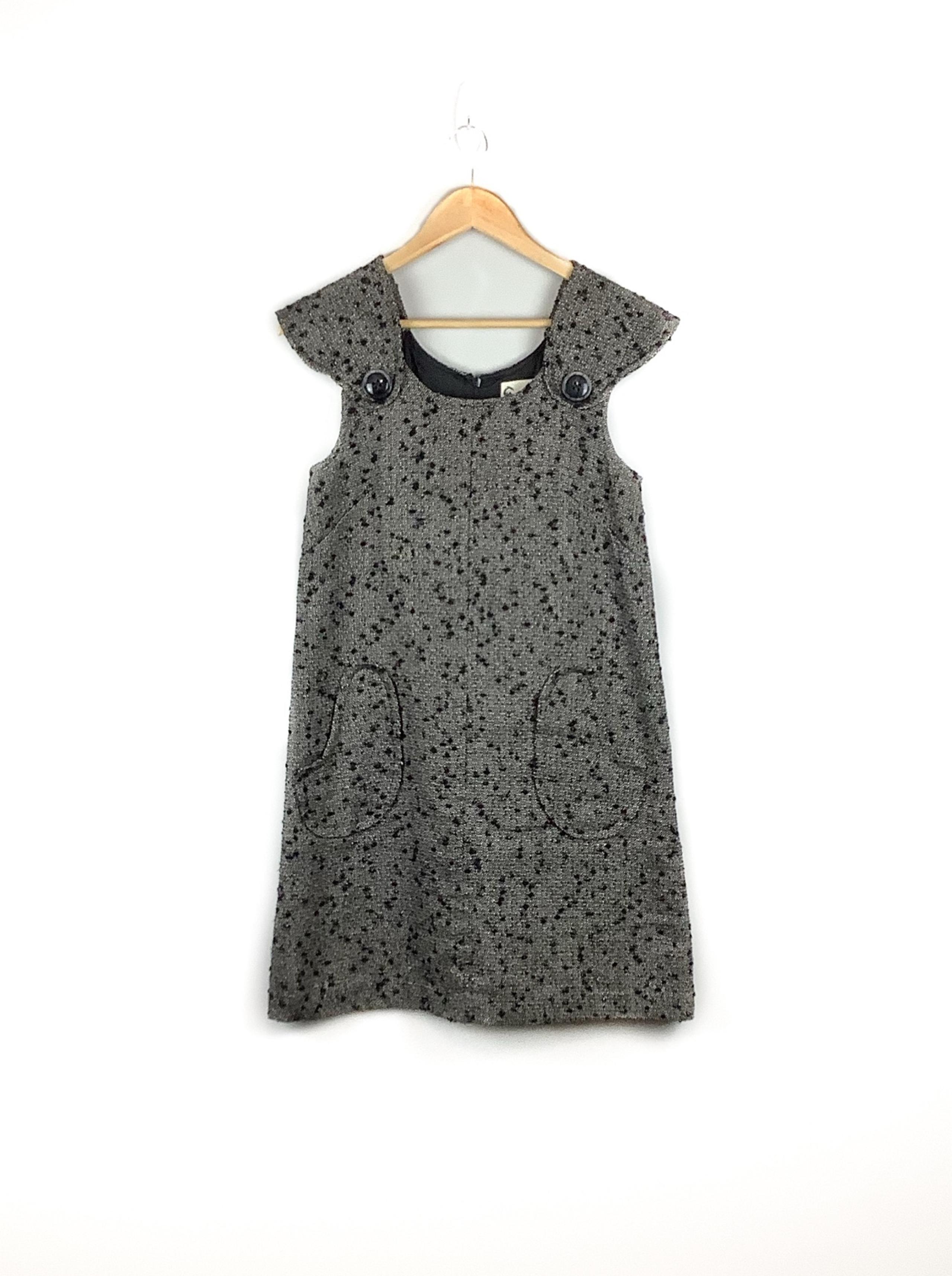 Sea New York Virgin Wool Tweed Shift Dress Size 2