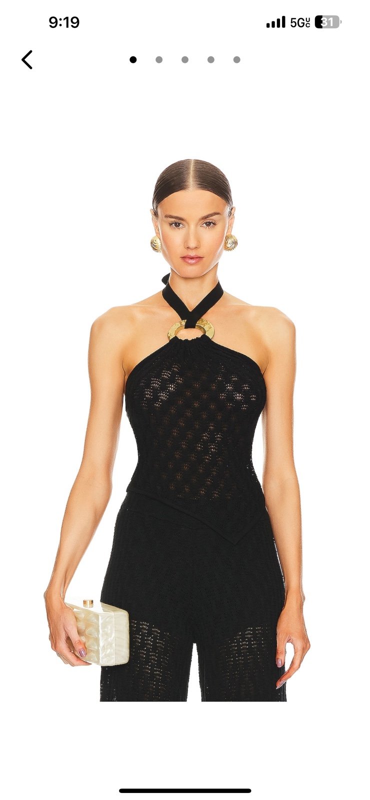 Cult Gaia Jamie knit top
