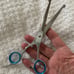 Dog trim scissors