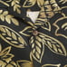 Tommy Bahama Mens Hawaiian Shirt Button Up Black Gold Floral Silk Size Medium