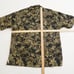 Tommy Bahama Mens Hawaiian Shirt Button Up Black Gold Floral Silk Size Medium