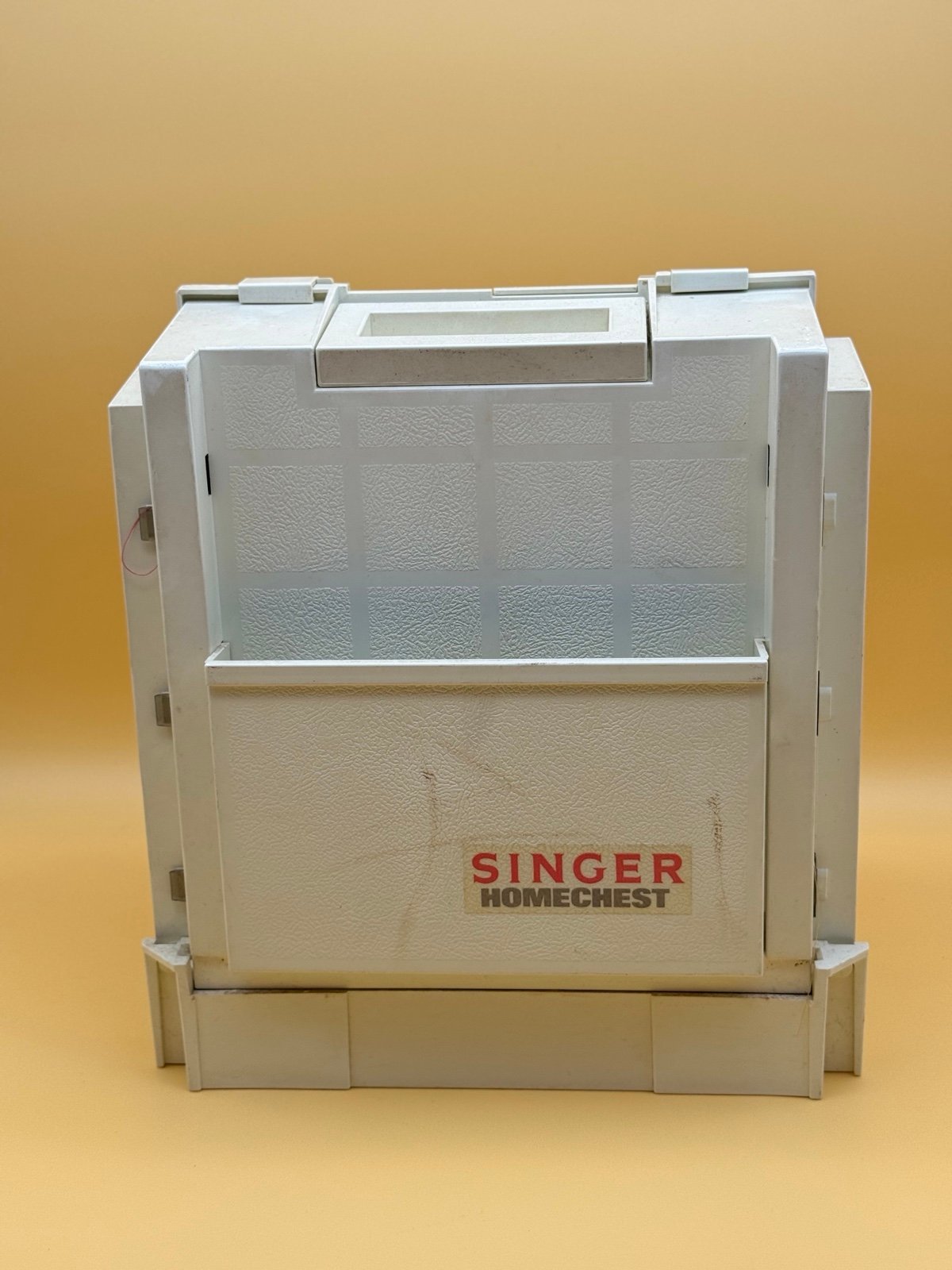 VTG 1983 Singer Sewing Machines Homechest Caddy Travel Case W/Handle 11”