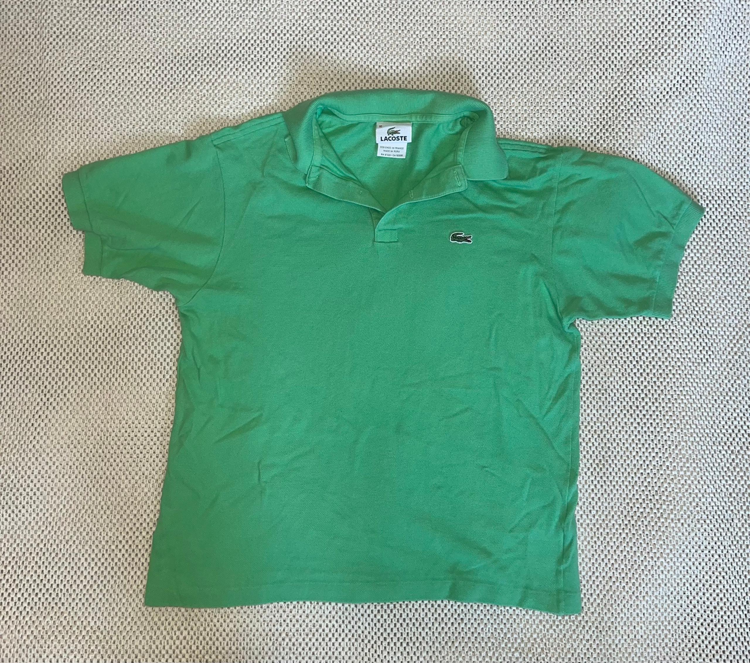 Lacoste Bundle of 4 polo t shirt size 16  youth .