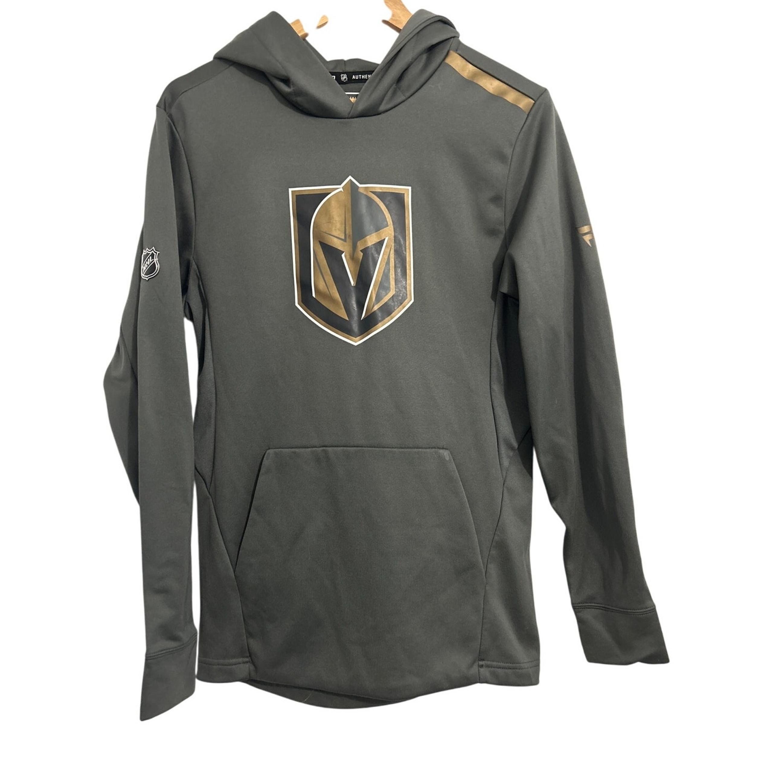 NHL Pro Vegas Golden Knights Mens Fleece Lined Hoodie Sweatshirt Small Gray
