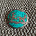 Silver and turquoise pin