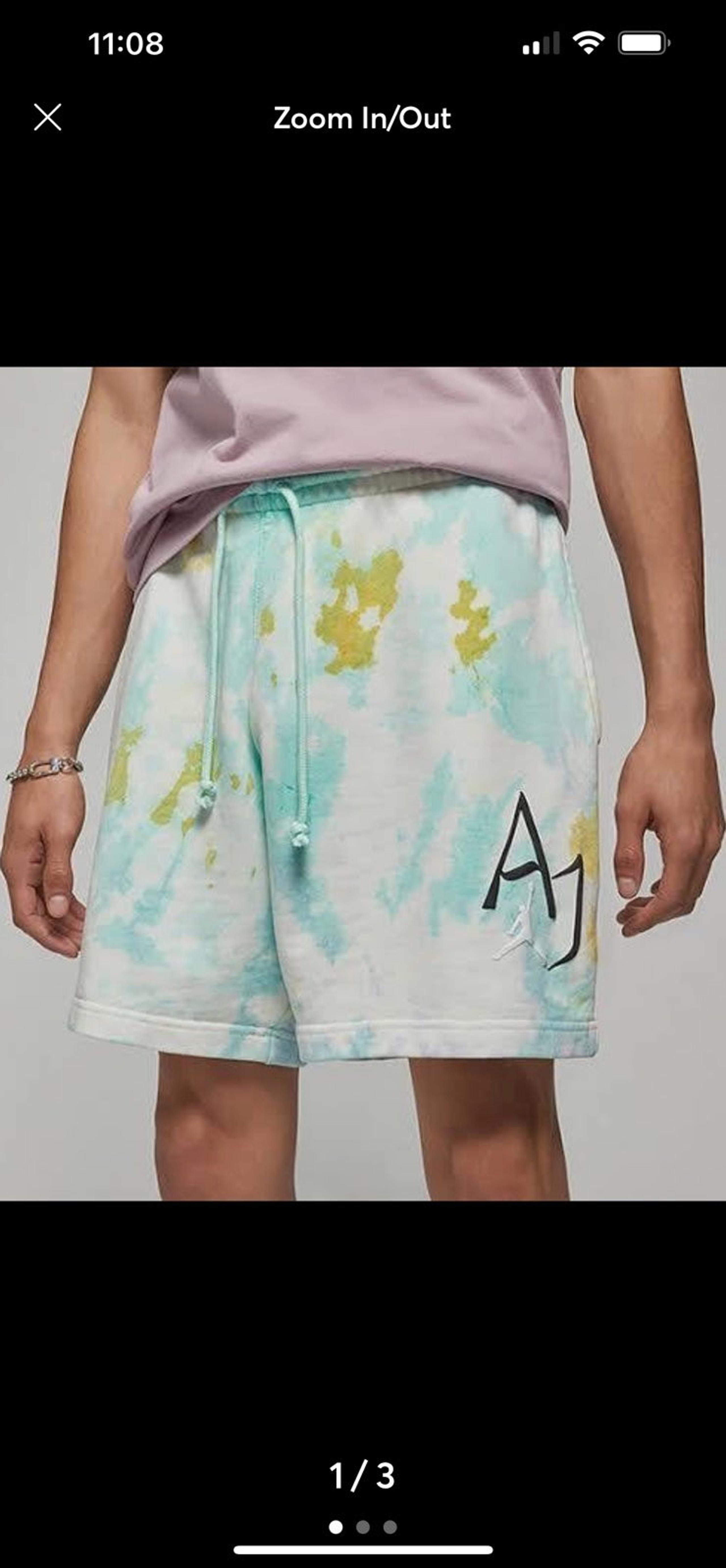 Nike Air Jordan Sport Tie Dye Print Shorts DM1871-530 Men’s XL NWT