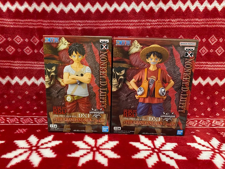 Bandai One Piece Monkey D Luffy Film Red Figure Bundle