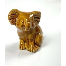Vintage Royal Haeger Koala Bear Ceramic Figurine Small Tan Made in The USA MCM B