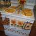 Kitchen Towel Linen Set 2 Towels 2 Pot Holders 1 Oven Mitt 5 Piece