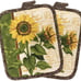 Kitchen Towel Linen Set 2 Towels 2 Pot Holders 1 Oven Mitt 5 Piece