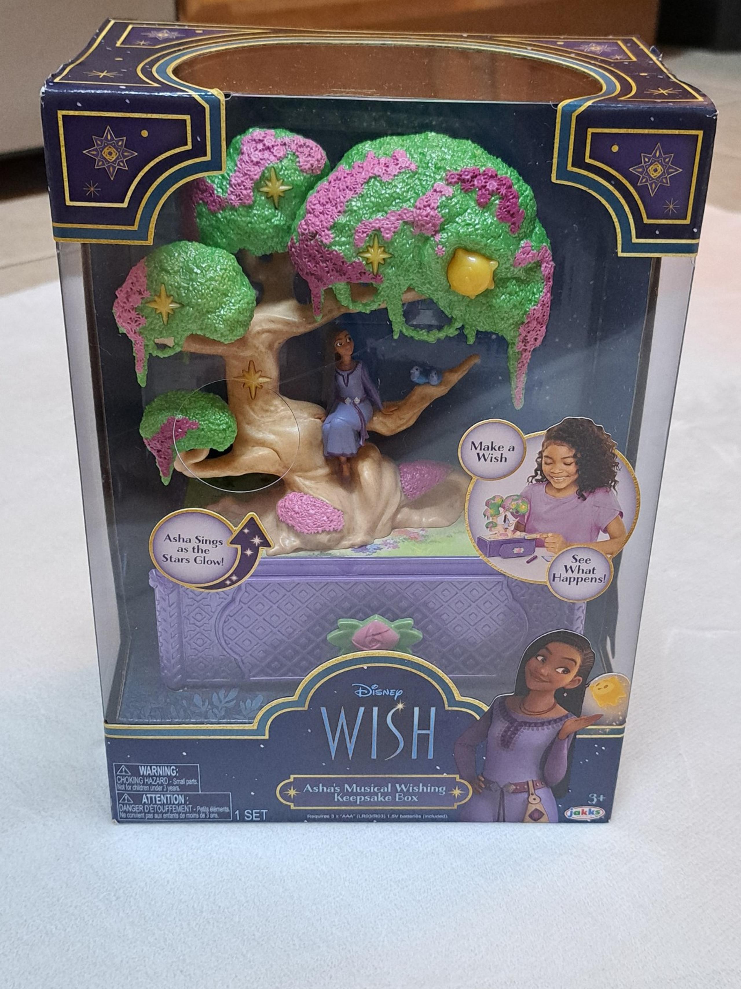 Disney Wish Asha Musical Wishing Tree Keepsake & Jewelry Box